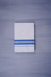 KERALOOM FINISH COTTON 331 W/D DHOTI 3.80 MTR - Blue