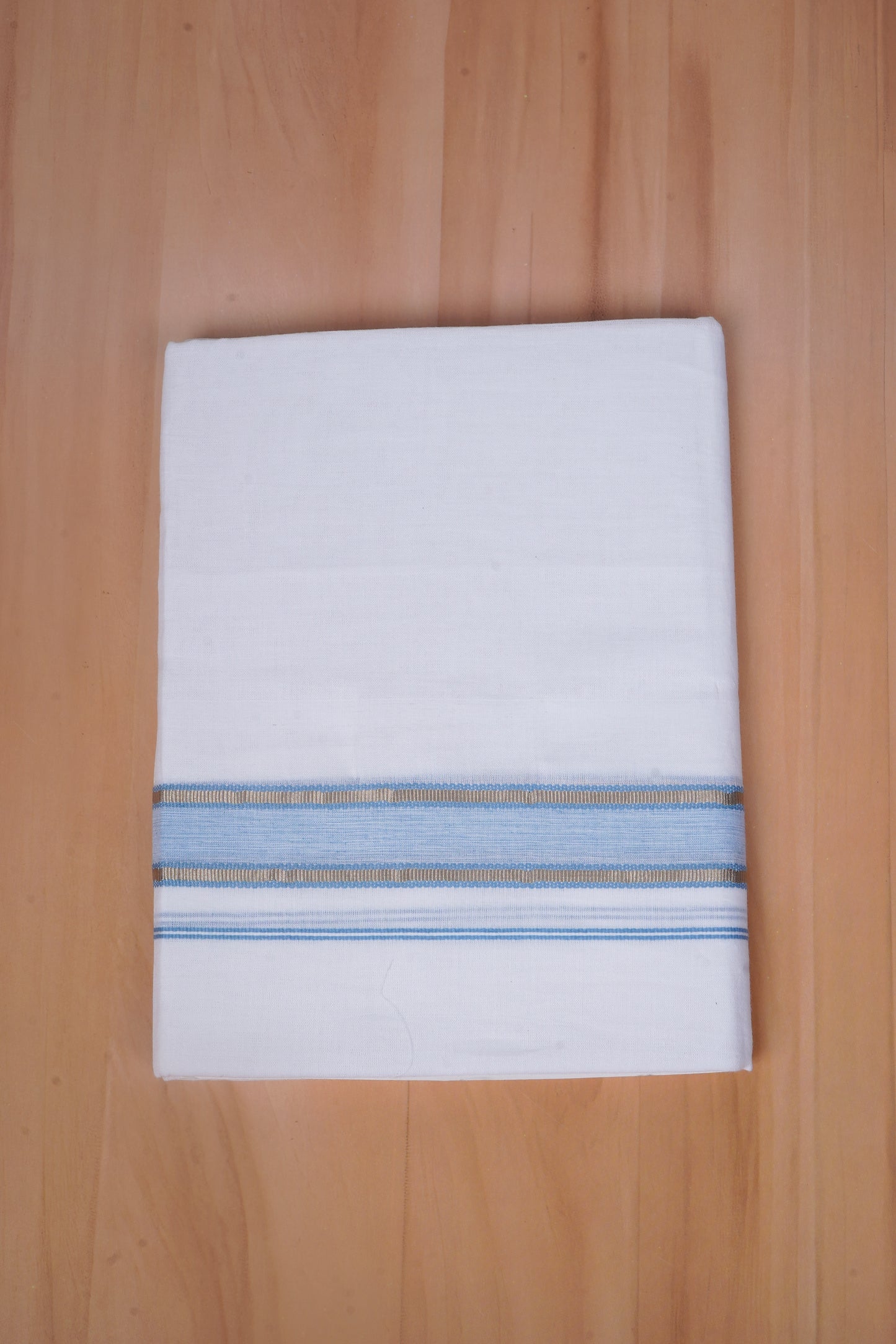 FCD-517 W/D DHOTI 3.80 MTR - Light Blue