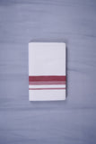 KERALOOM FINISH COTTON 327 W/D DHOTI 3.80 MTR - Maroon