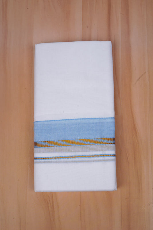 FCD-524 W/D DHOTI 3.80 MTR-Sky Blue