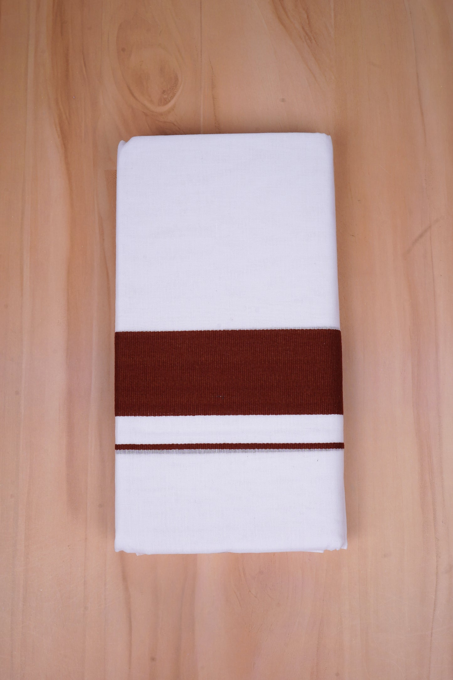 FCD-333 W/D DHOTI 3.80 MTR- Dark Brown