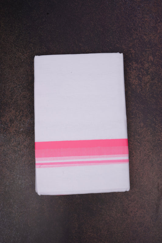 FD-155 W/D DHOTI 4.00 MTR-Pink