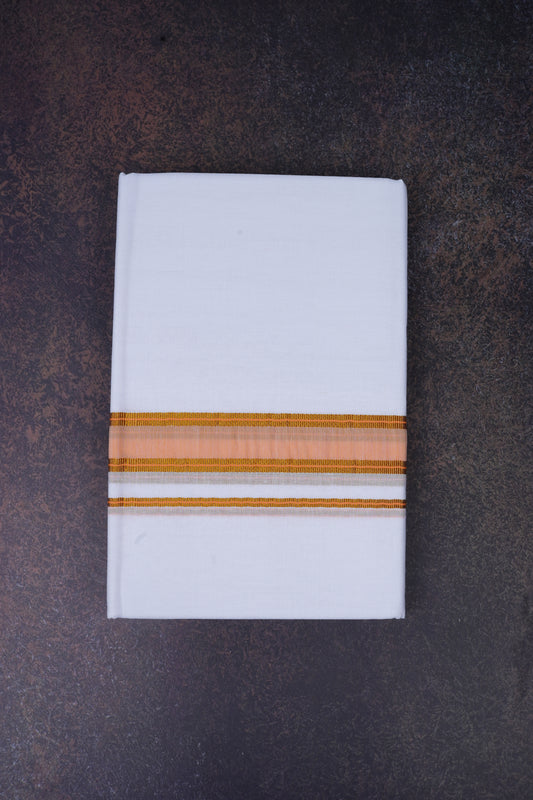 FD-172 W/D DHOTI 3.80 MTR- Orange