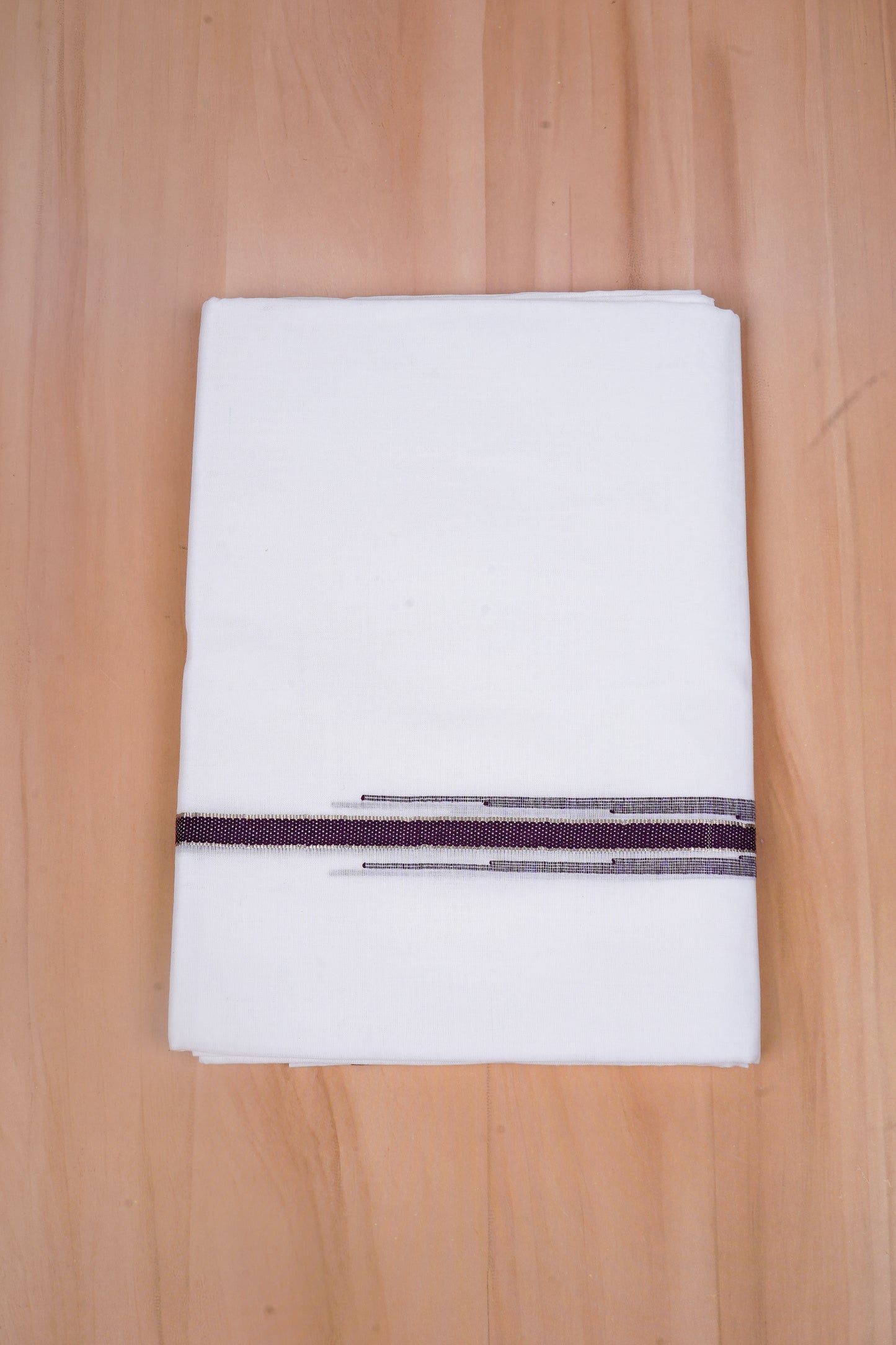 FCD-608 W/D DHOTI 4.00 MTR - Dark Brown