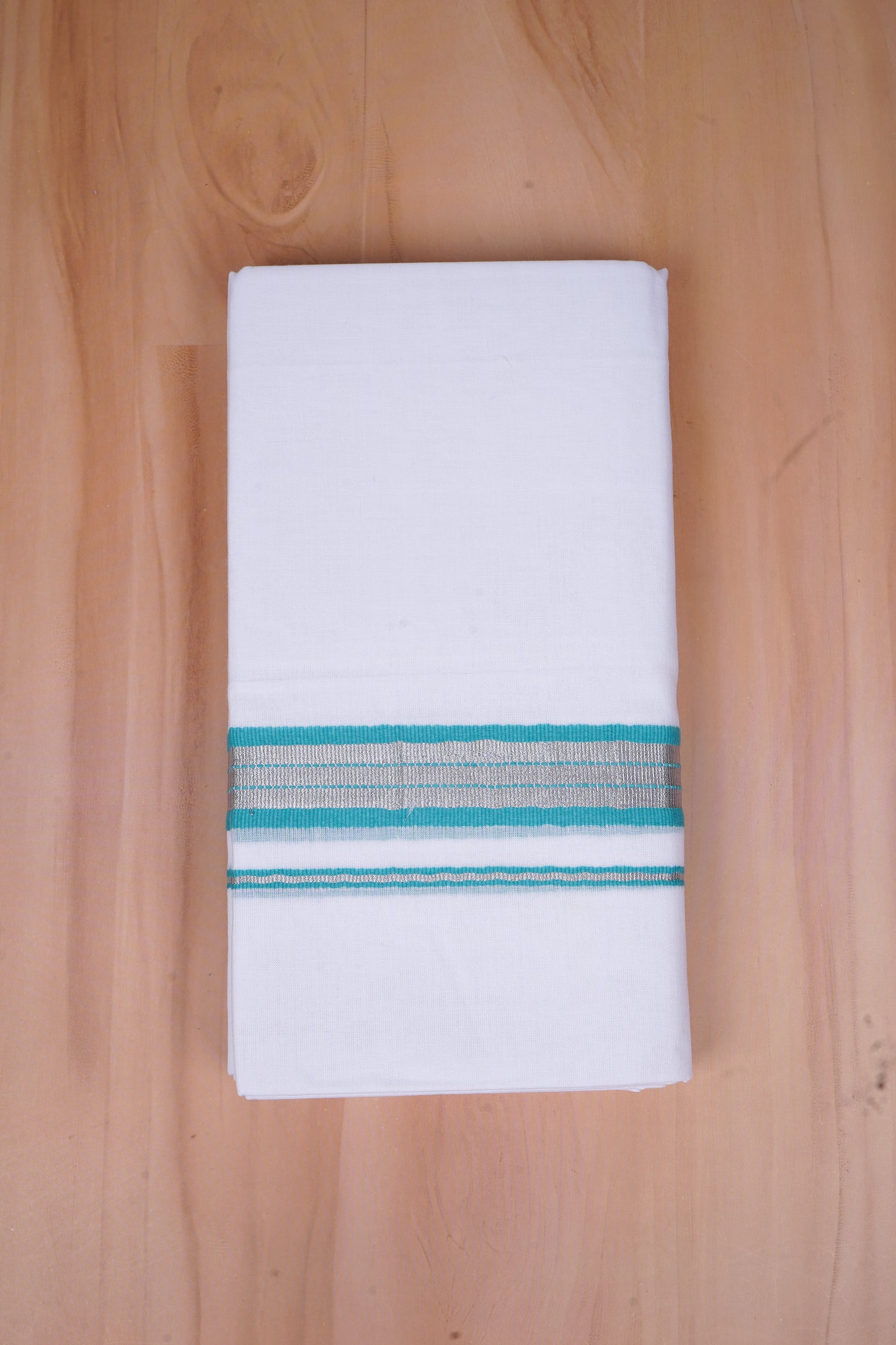 FCD-565 W/D DHOTI 3.80 MTR - Light Blue