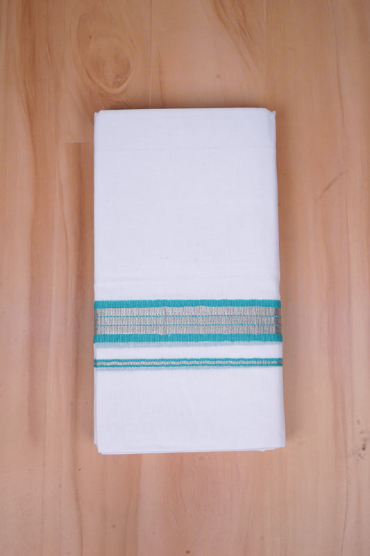 FCD-565 W/D DHOTI 3.80 MTR - Light Blue