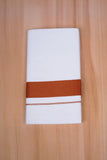 FCD-614 W/D DHOTI 3.80 MTR - Brown