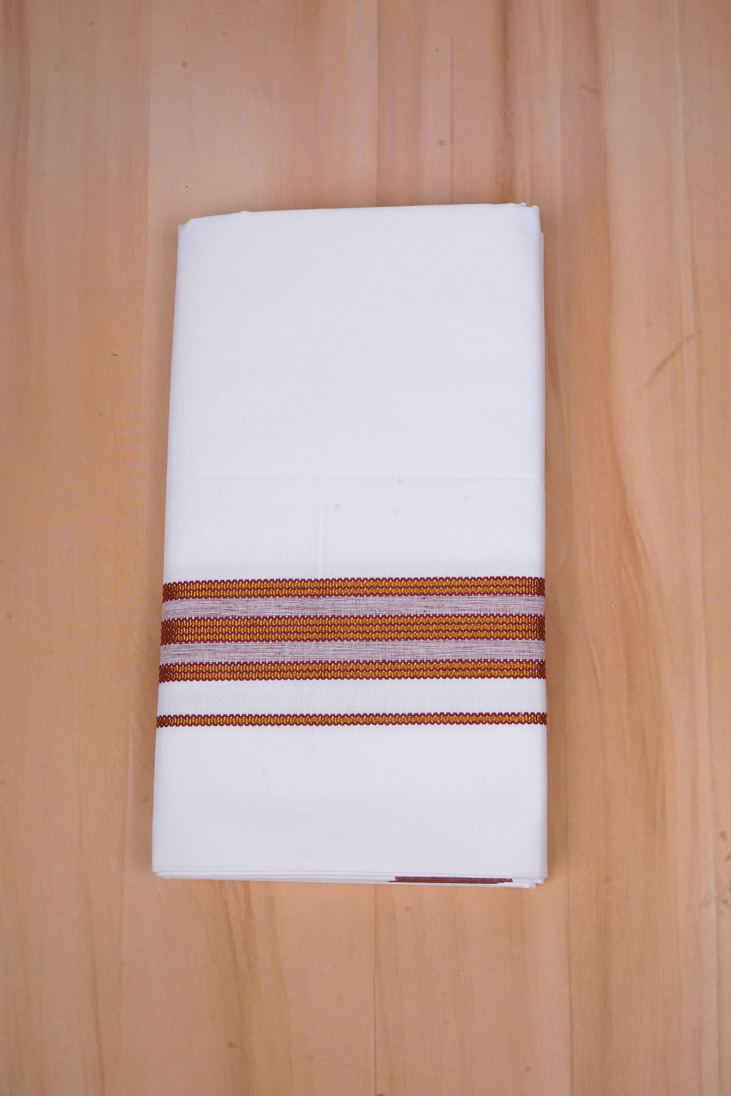 Heritage Gold W/S Dhoti 2.00 MTR - Maroon