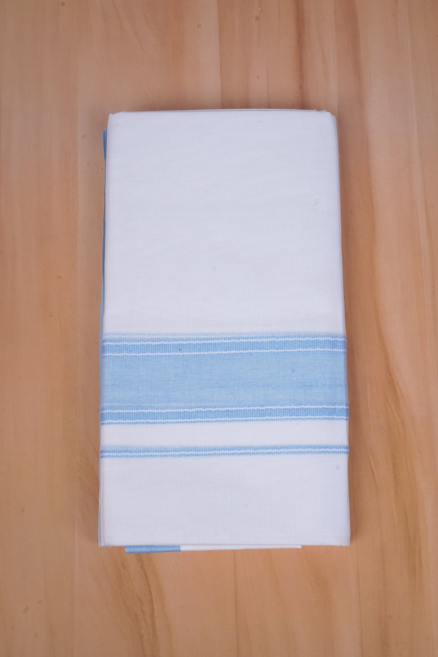 FCD-527 W/D DHOTI 3.80 MTR-Sky Blue