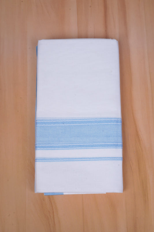 FCD-527 W/D DHOTI 3.80 MTR-Sky Blue