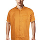 NEW COMMER RELAX FIT HALF SLEEVE ORANGE SHIRT