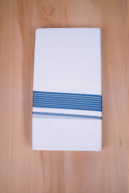 FCD-470 W/D DHOTI 4.00 MTR - Blue