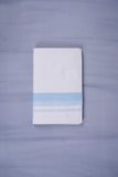 KERALOOM FINISH COTTON 327 W/D DHOTI 3.80 MTR - Sky Blue