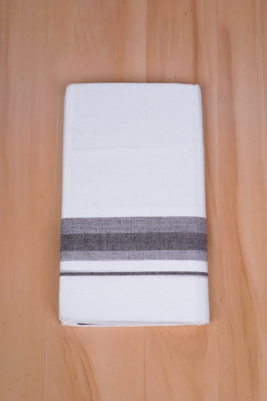 FCD-611 W/D DHOTI 3.80 MTR - Coffee Brown