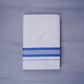 KERALOOM FINISH COTTON 331 W/D DHOTI 3.80 MTR - Blue