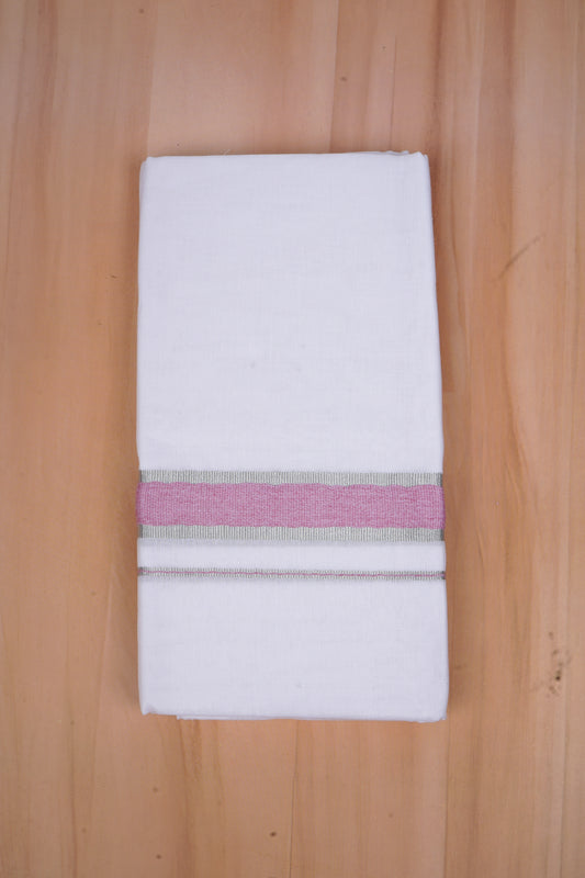 FCD-505 W/D DHOTI 3.80 MTR-Dark Pink