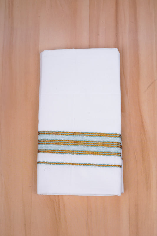 Heritage Gold W/S Dhoti 2.00 MTR - Light Green