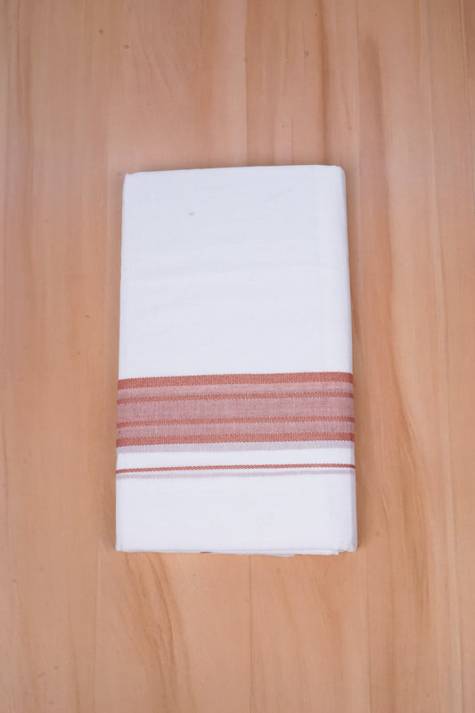FCD-621 W/D DHOTI 3.80 MTR - L Brown