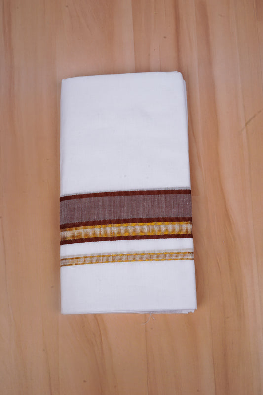 FCD-531 W/D DHOTI 3.80 MTR-Brown