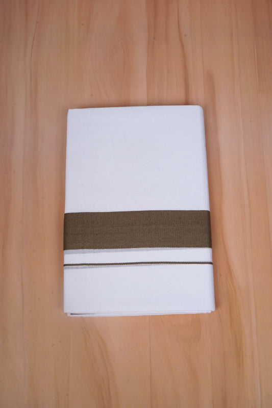 FCD-596 W/D DHOTI 3.80 MTR - Brown