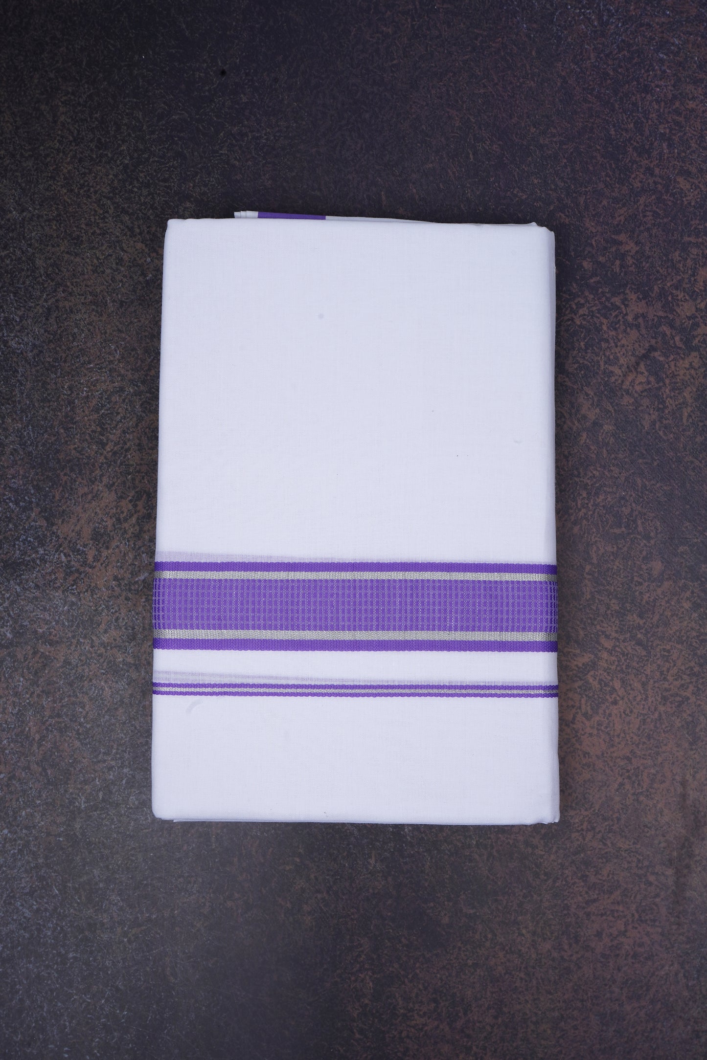 FD-167 W/D DHOTI 3.80 MTR-Purple