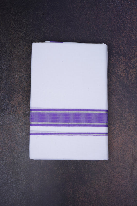FD-167 W/D DHOTI 3.80 MTR-Purple