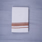 KERALOOM FINISH COTTON 333 W/D DHOTI 3.80 MTR - Light Brown