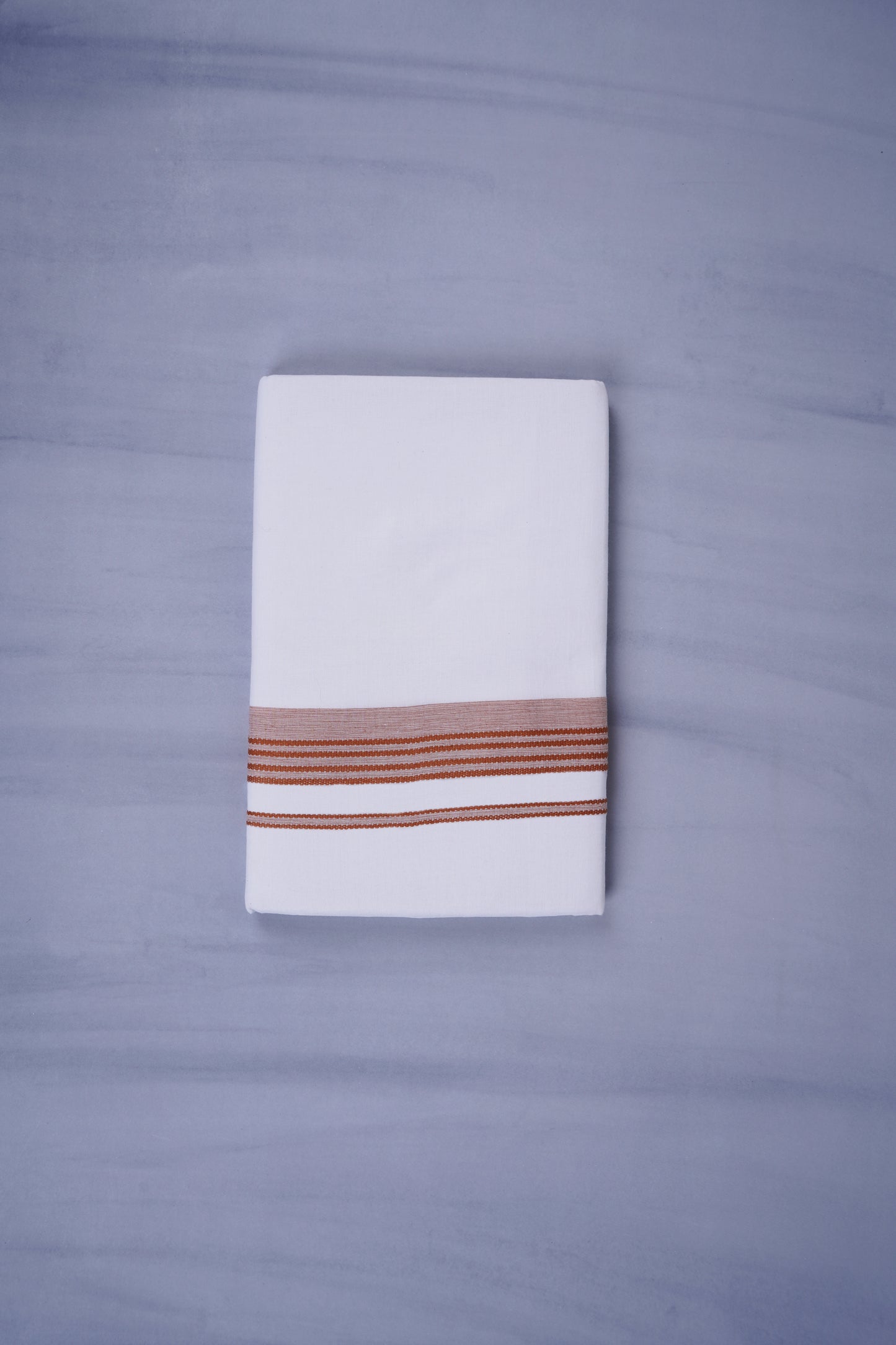 KERALOOM FINISH COTTON 333 W/D DHOTI 3.80 MTR - Light Brown