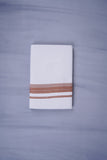 KERALOOM FINISH COTTON 333 W/D DHOTI 3.80 MTR - Light Brown