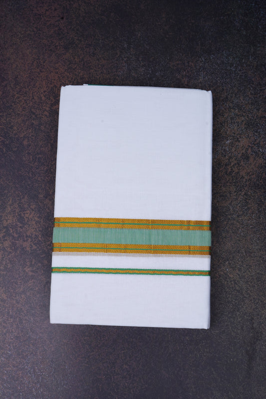 FD-172 W/D DHOTI 3.80 MTR- Green