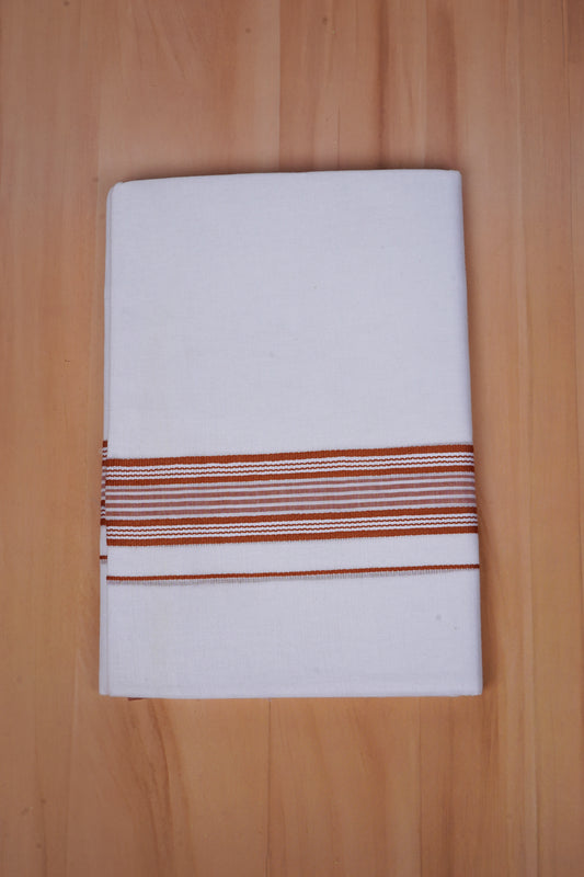 FCD-576 W/D DHOTI 3.80 MTR - Chocolate brown