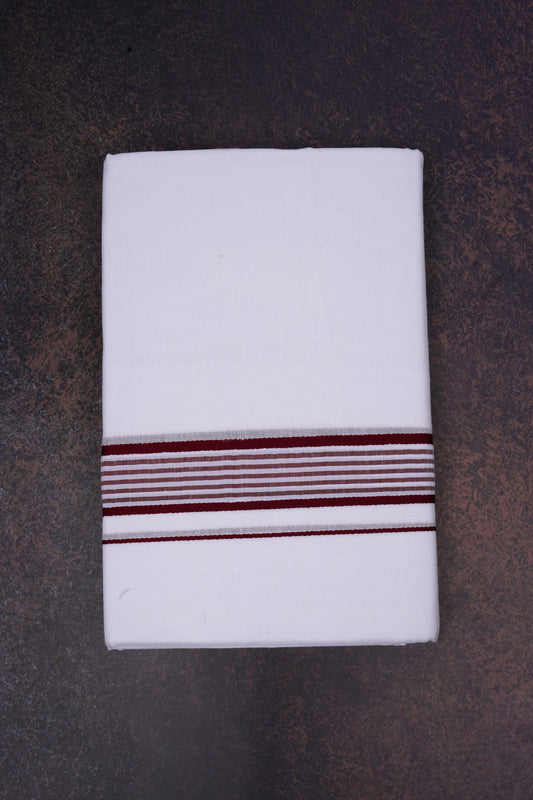 FD-162 W/D DHOTI 3.80 MTR-Light Brown