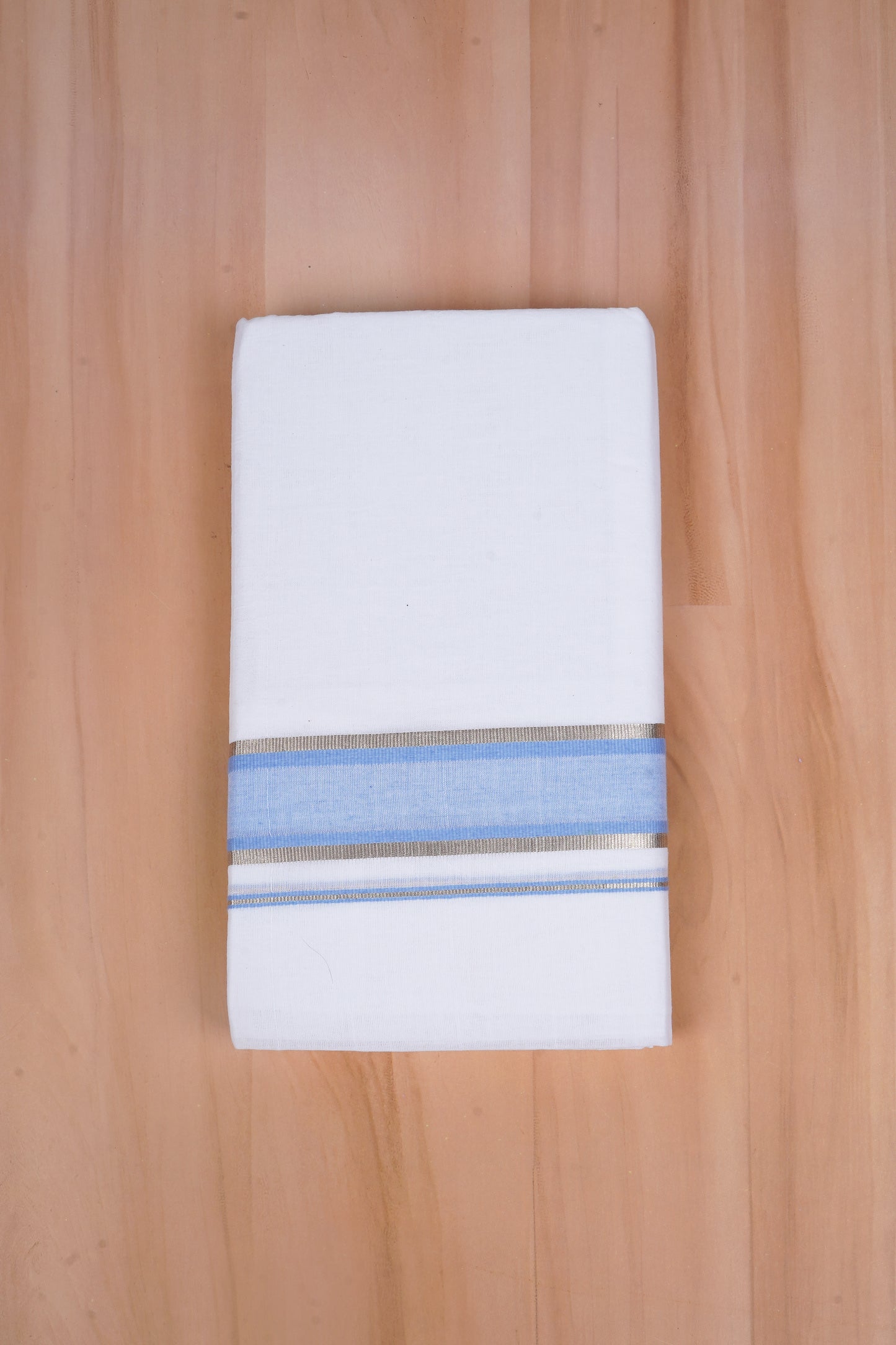 FCD-409 W/D DHOTI 3.80 MTR - Sky Blue