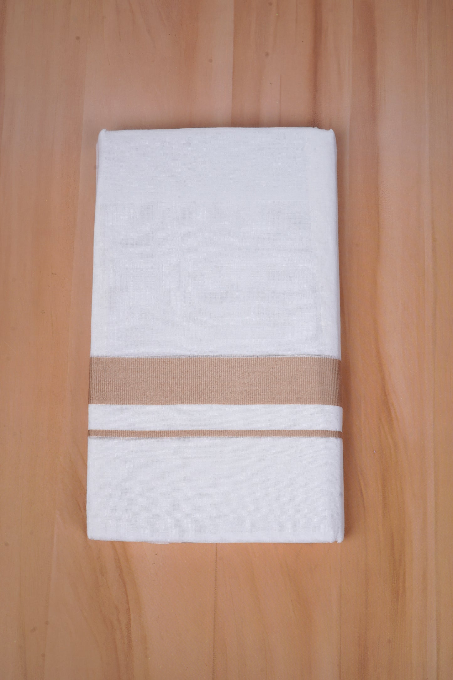 FCD-75 W/D DHOTI 3.80 MTR- Light Brown