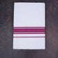 FD-167 W/D DHOTI 3.80 MTR-Dark Pink