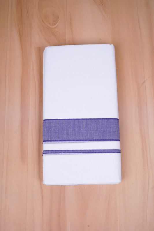 FCD-02 W/D DHOTI 4.00 MTR- Ink Blue