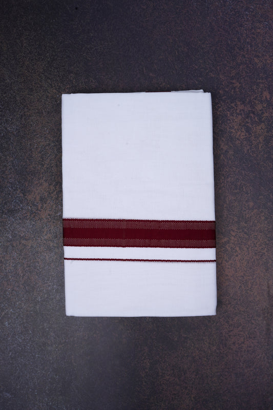 FD-177 W/D DHOTI 3.80 MTR-Maroon