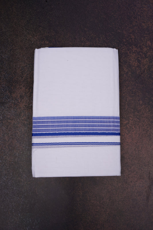 FD-133 W/D DHOTI 3.80 MTR-Blue