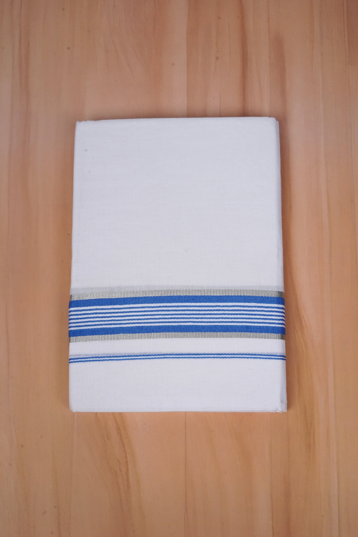 FCD-589 W/D DHOTI 3.80 MTR - Blue