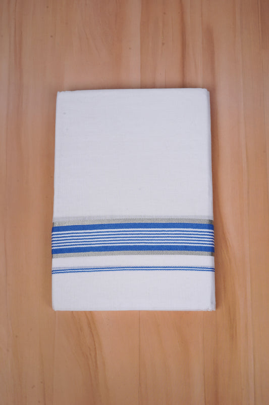 FCD-589 W/D DHOTI 3.80 MTR - Blue