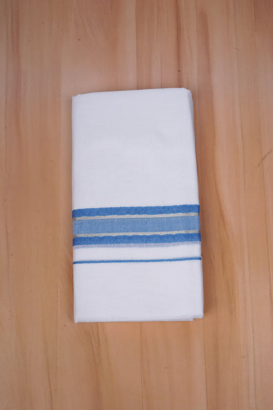 FCD-520 W/D DHOTI 3.80 MTR-Light Blue