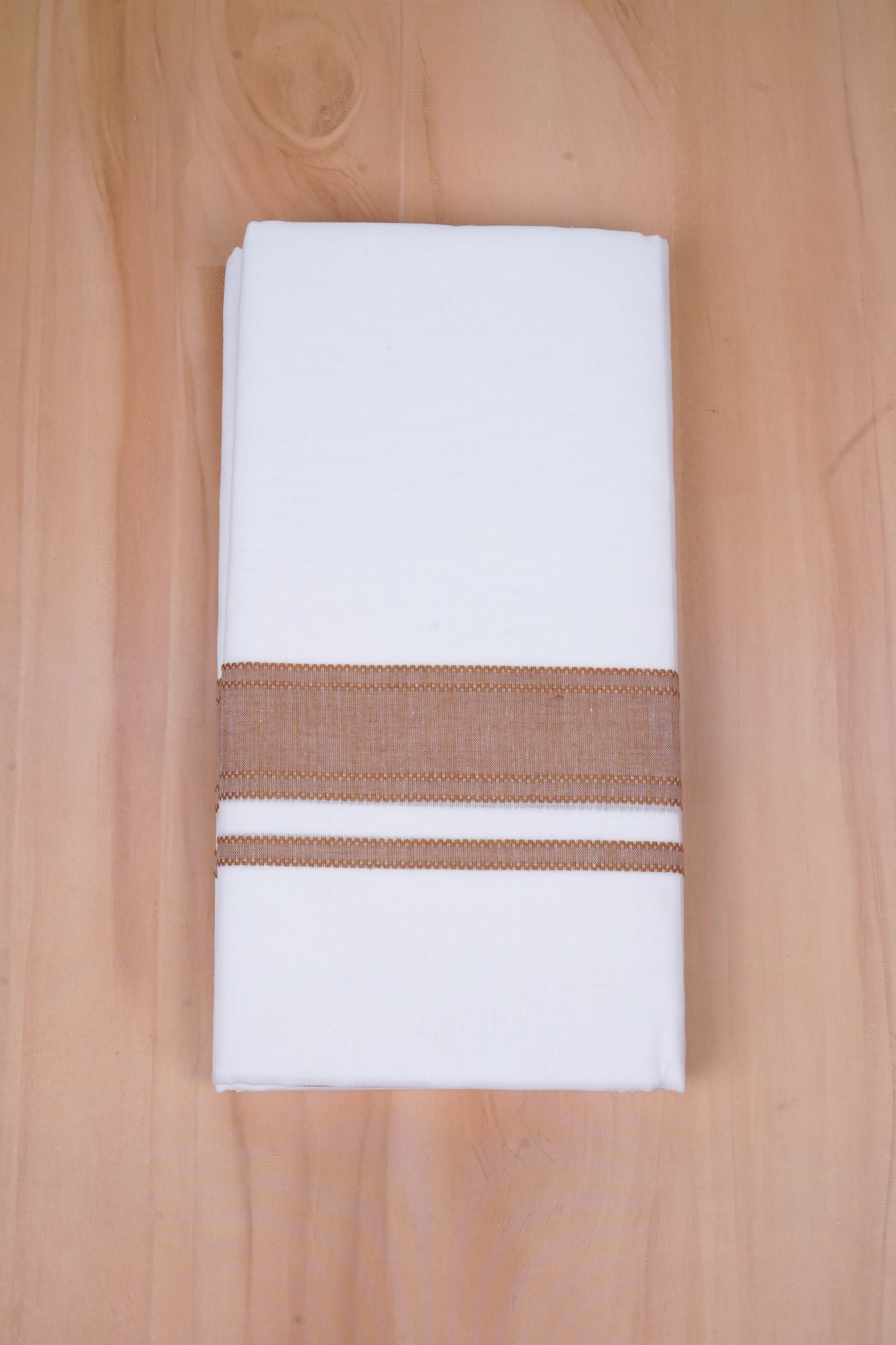 425FD-02 W/D DHOTI 4.25 MTR- Light Brown