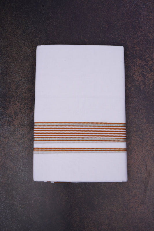 FD-137 W/D DHOTI 3.80 MTR-Brown