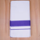 FCD-487 W/D DHOTI 3.80 MTR-Purple