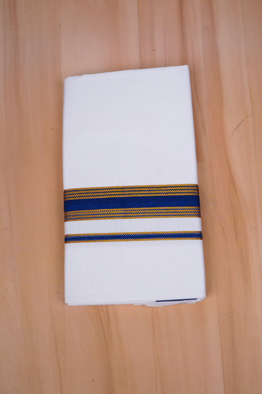 Gold Max W/S Dhoti 2.00 MTR - Dark Blue