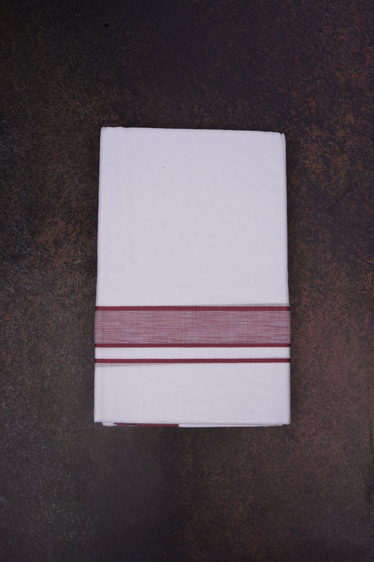 FD-108 W/D DHOTI 3.70 MTR-Light Pink