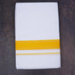 FD-177 W/D DHOTI 3.80 MTR-Yellow