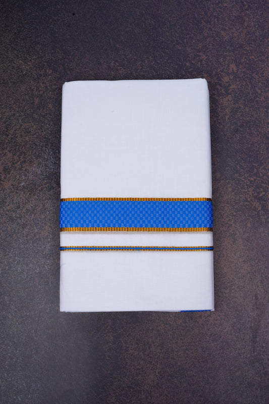 FD-200 W/D DHOTI 3.80 MTR-Blue