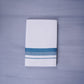 KERALOOM FINISH COTTON 332 W/D DHOTI 3.80 MTR - Light Blue