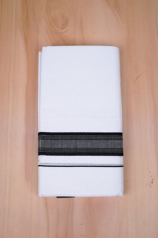 FCD-522 W/D DHOTI 3.80 MTR- Black